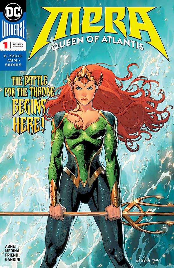 Mera: Queen of Atlantis #1 cover by Nicola Scott and Romulo Fajardo Jr.