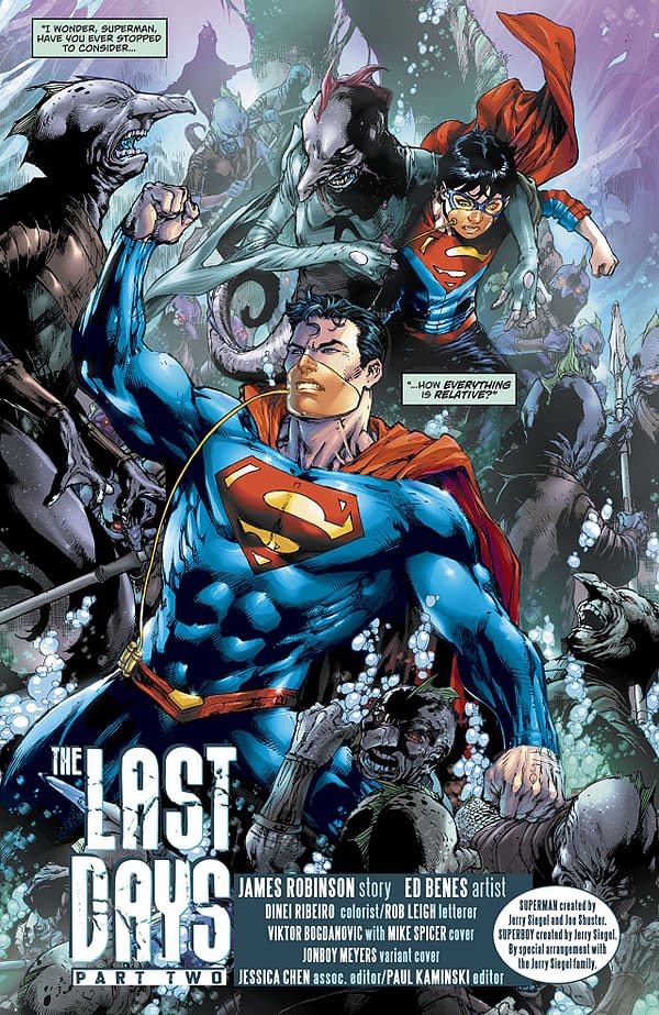 Superman #41 art by Ed Benes and Dinei Ribeiro