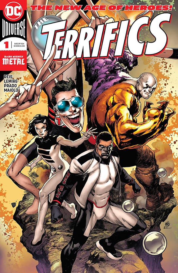 Terrifics #1 Cover by Ivan Reis and Marcelo Maiolo
