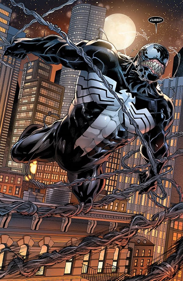 Venom #161 art by Javier Garron, Dono Sanchez-Almara, and Erick Arciniega