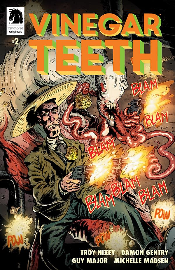 Vinegar Teeth #2 cover by Troy Nixey