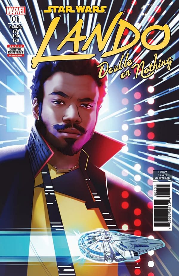 Rodney Barnes Teams with Superstar Artist TBD for Lando: Double or Nothing at Marvel in May