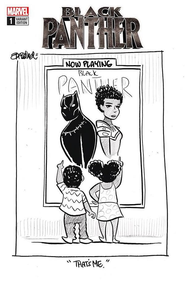 Marvel Turns Tom Beland's Cartoon Into a Black Panther #1 Variant Cover