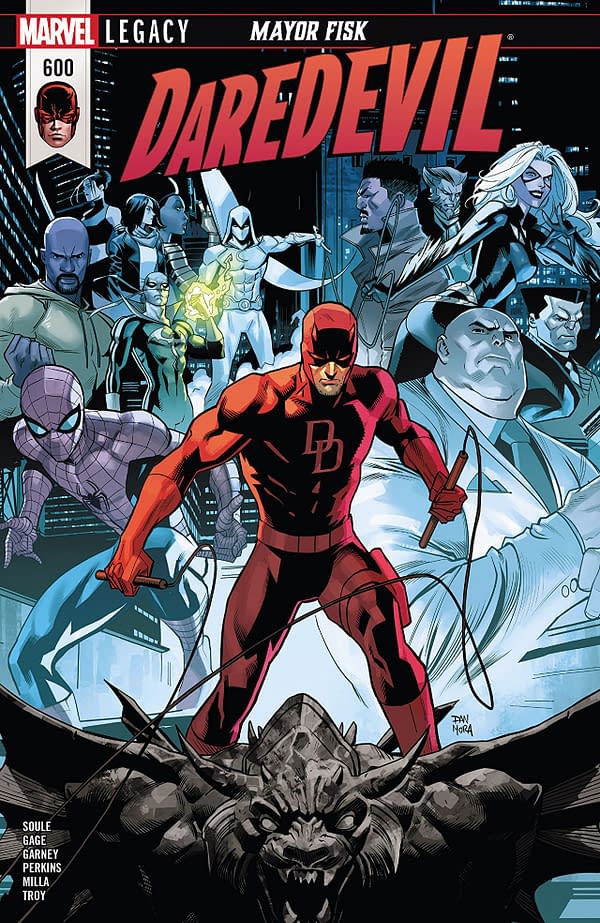 Daredevil #600 cover by Dan Mora