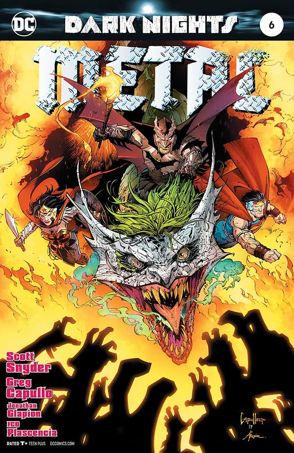 Dark Nights: Metal #6 cover by Greg Capullo