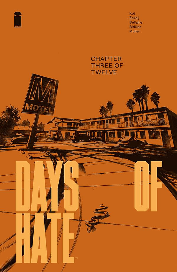 Days of Hate #3 cover by Danijel Zezelj and Tom Muller