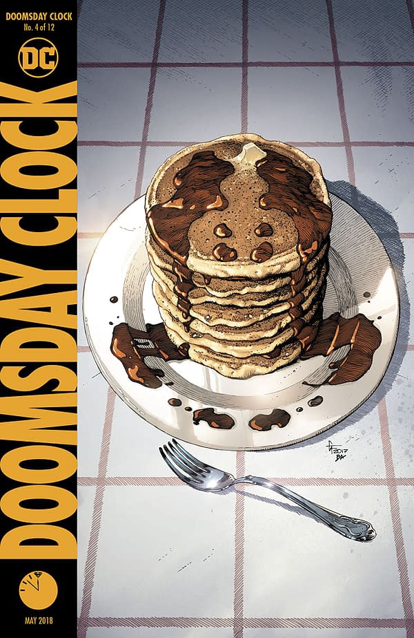 Doomsday Clock #4 cover by Gary Frank and Brad Anderson