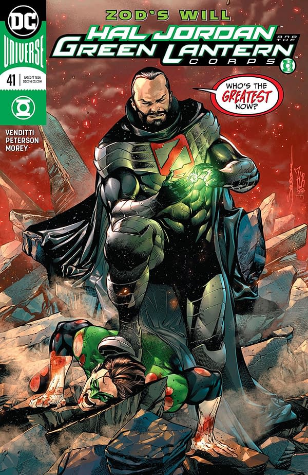 Hal Jordan and the Green Lantern Corps #41 cover by Rafa Sandoval, Jordi Tarragona, and Tomeu Morey
