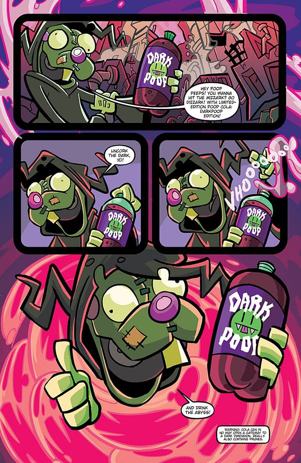 Invader Zim #29 art by Maddie C. and Fred C. Stresing