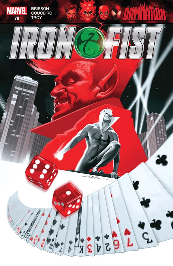 Iron Fist #78 cover by Jeff Dekal