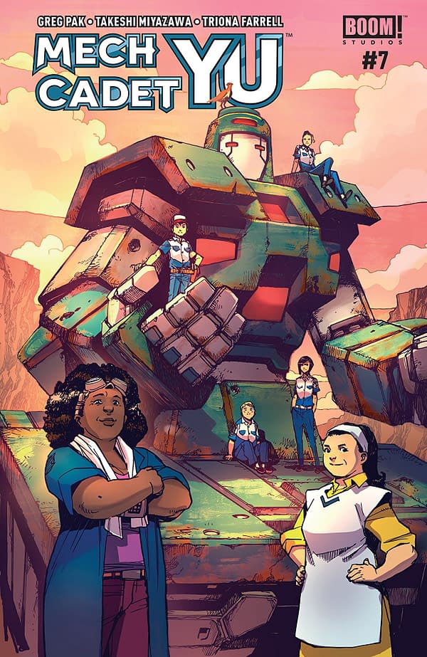 Mech Cadet Yu #7 cover by Takeshi Miyazawa and Raul Angulo