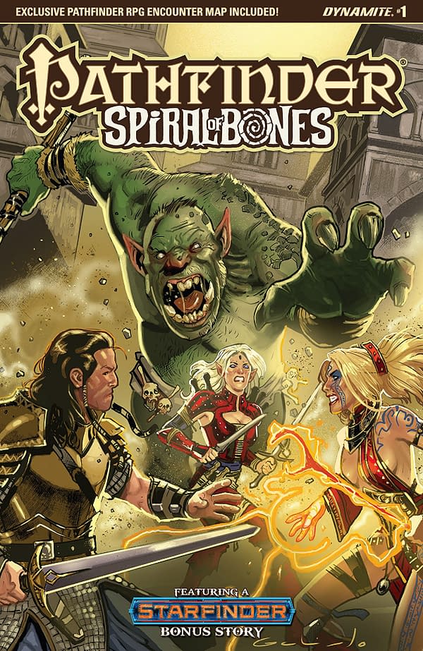 Pathfinder: Spiral of Bones #1 cover by Diego Galindo