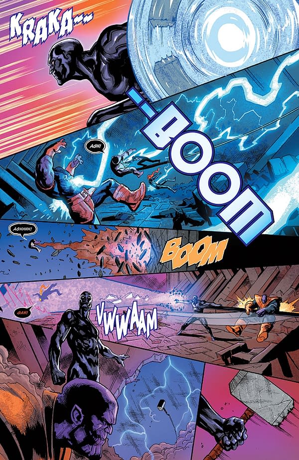 Thanos #17 art by Geoff Shaw and Antonio Fabela