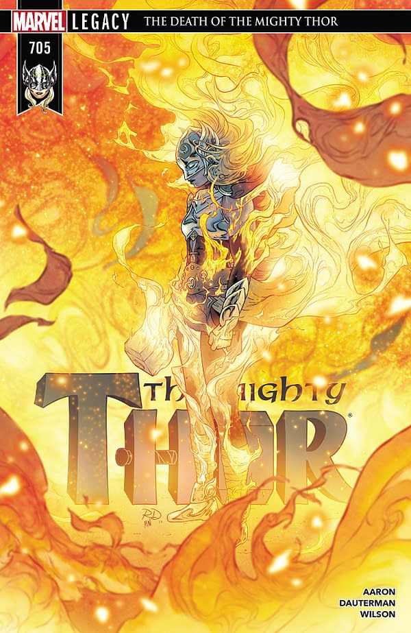 Mighty Thor #705 cover by Russell Dauterman