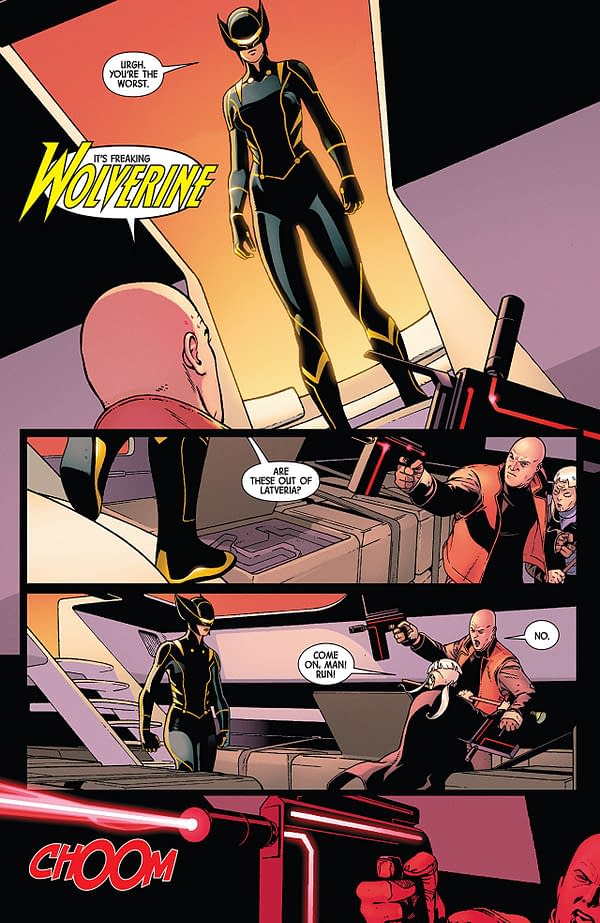 All-New Wolverine #33 art by Ramon Rosanas and Nolan Woodard