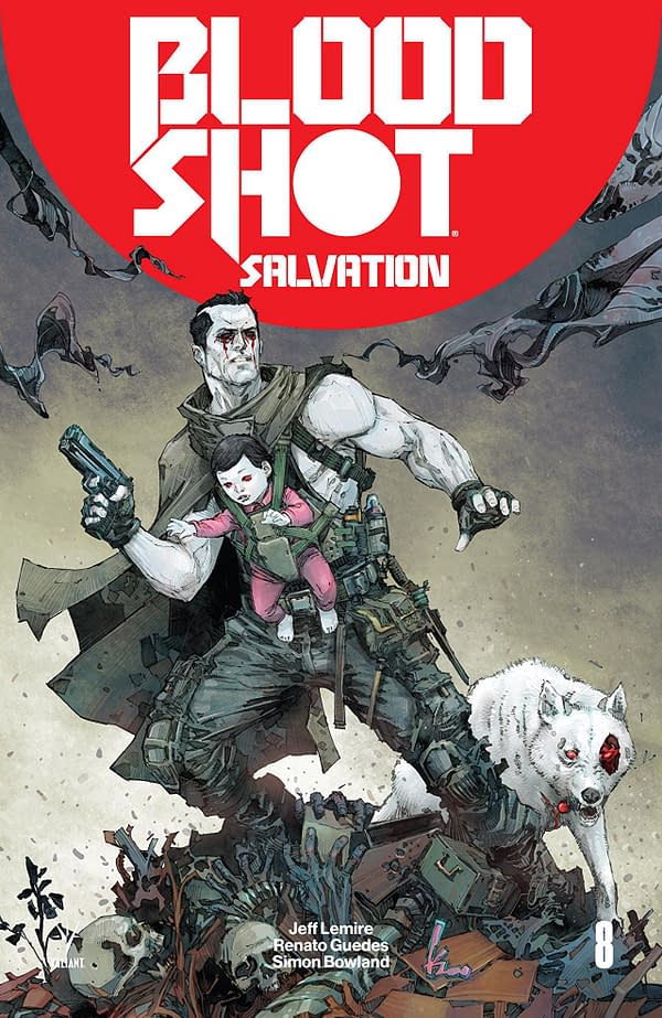 Bloodshot Salvation #8 cover Kenneth Rocafort