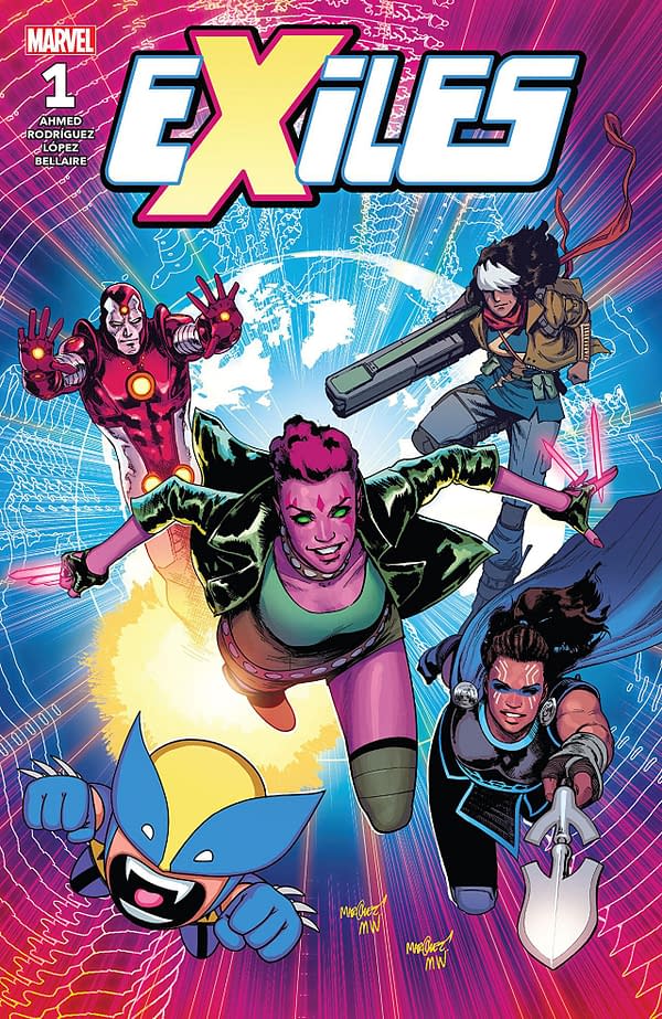 Exiles #1 cover by David Marquez and Matthew Wilson