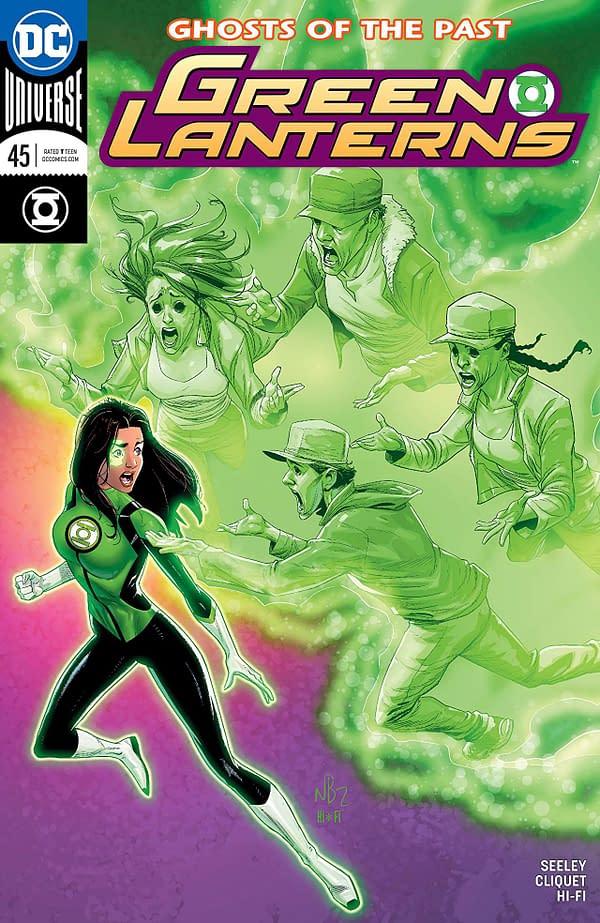 Green Lanterns #45 cover by Nelson Blake II and Hi-Fi