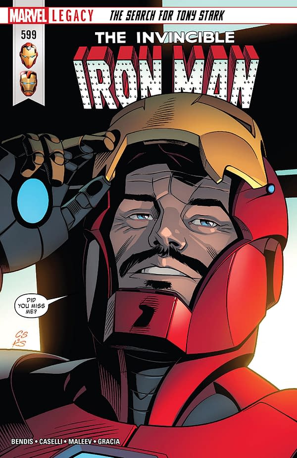 The Invincible Iron Man #599 cover by Chris Sprouse