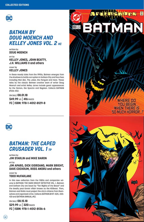 The Full DC Comics Catalogue for July 2018 &#8211; Batbells Are Gonna Chime&#8230;