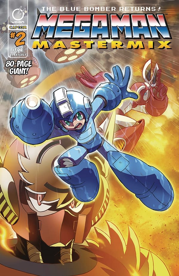 Mega Man Mastermix #2 cover by Hitoshi Ariga