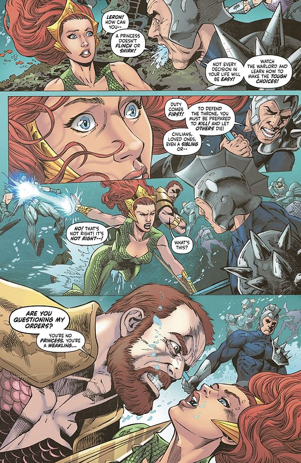 Mera: Queen of Atlantis #3 art by Lan Medina, Norm Rapmund, and Veronica Gandini