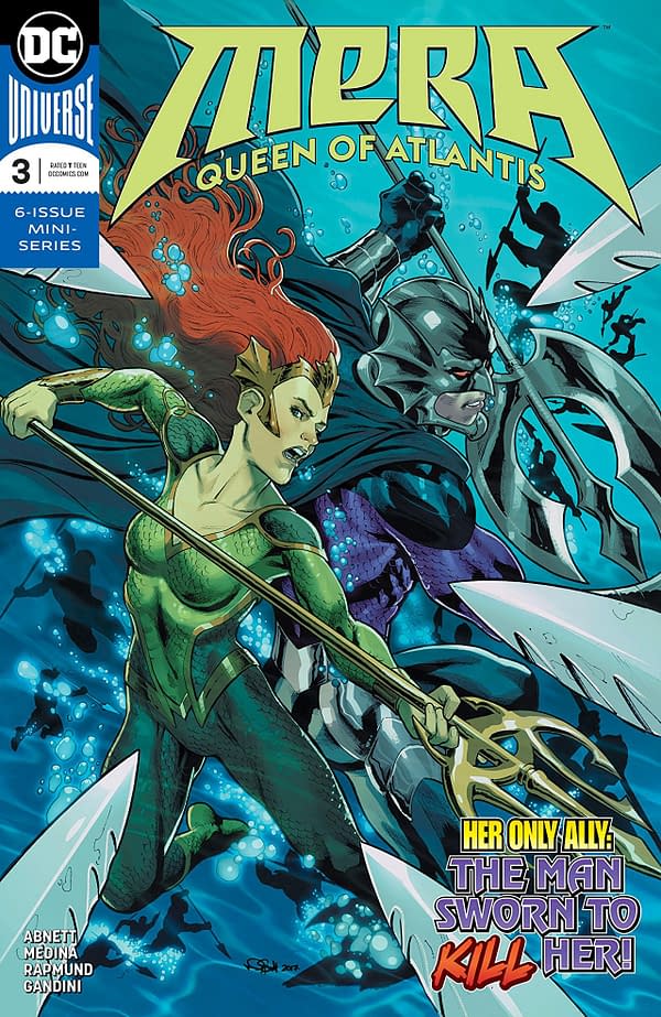 Mera: Queen of Atlantis #3 cover by Nicola Scott and Romulo Fajardo Jr.