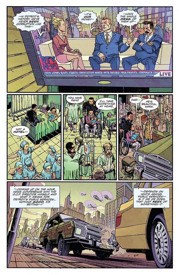 Robocop: Citizen's Arrest #1 art by Jorge Coelho and Doug Garback