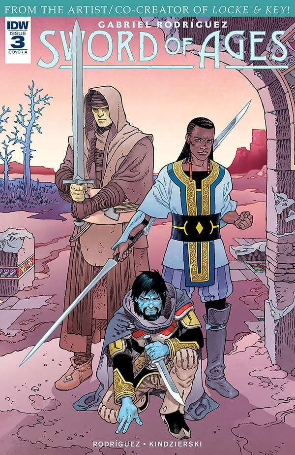 Sword of Ages #3 cover by Gabriel Rodriguez and Lovern Kindzierski