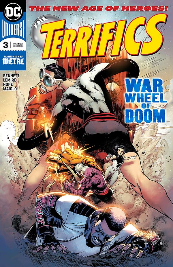 Terrifics #3 cover by Ivan Reis and Marcelo Maiolo