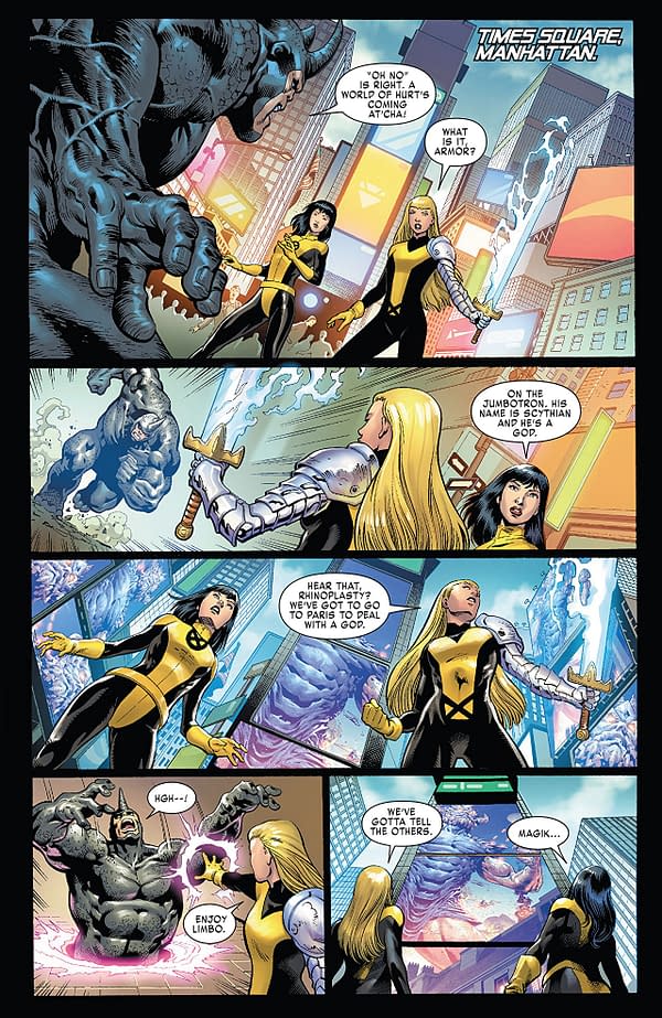 X-Men: Gold #25 art by Paulo Siqueira, Jose Luis, Cam Smith, Victor Olazaba, Arif Prianto, Java Tartaglia, and Juan Fernandez