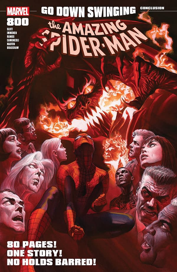 Amazing Spider-Man #800 cover by Alex Ross