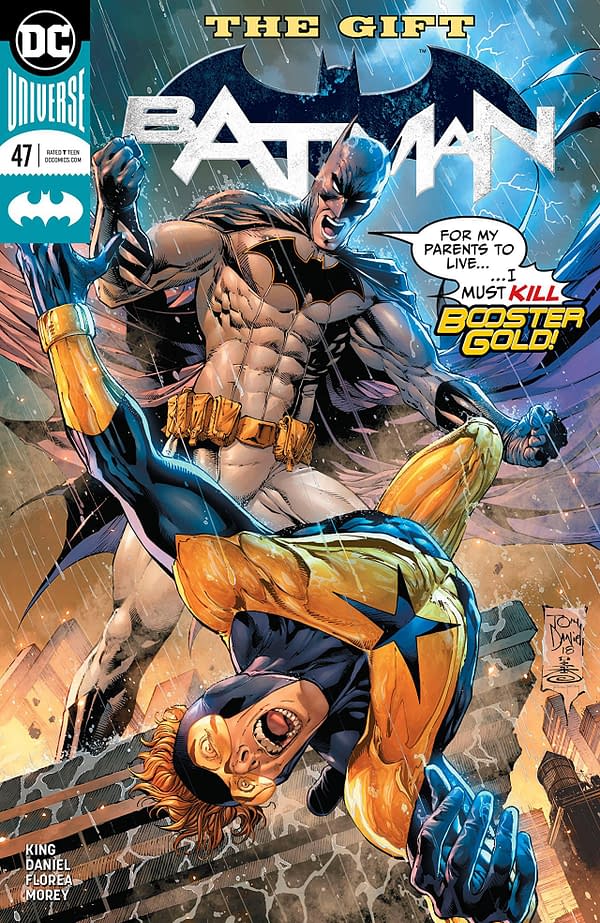 Batman #47 cover by Tony S. Daniel, Danny Miki, and Tomeu Morey