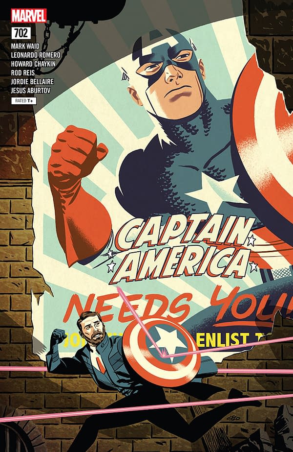Captain America #702 cover by Michael Cho