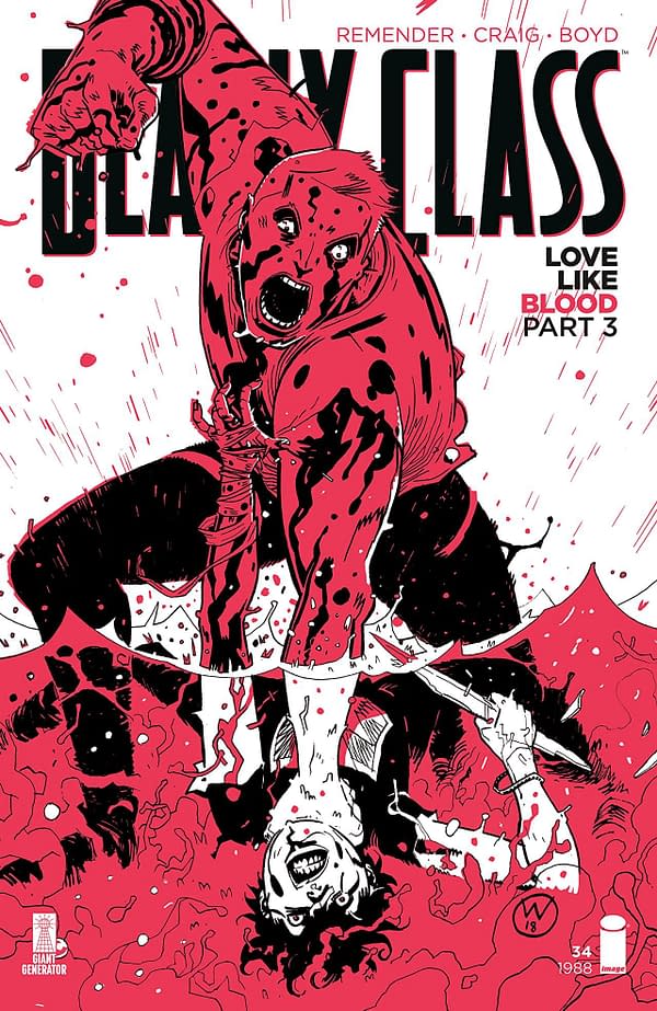 Deadly Class #34 cover by Wes Craig