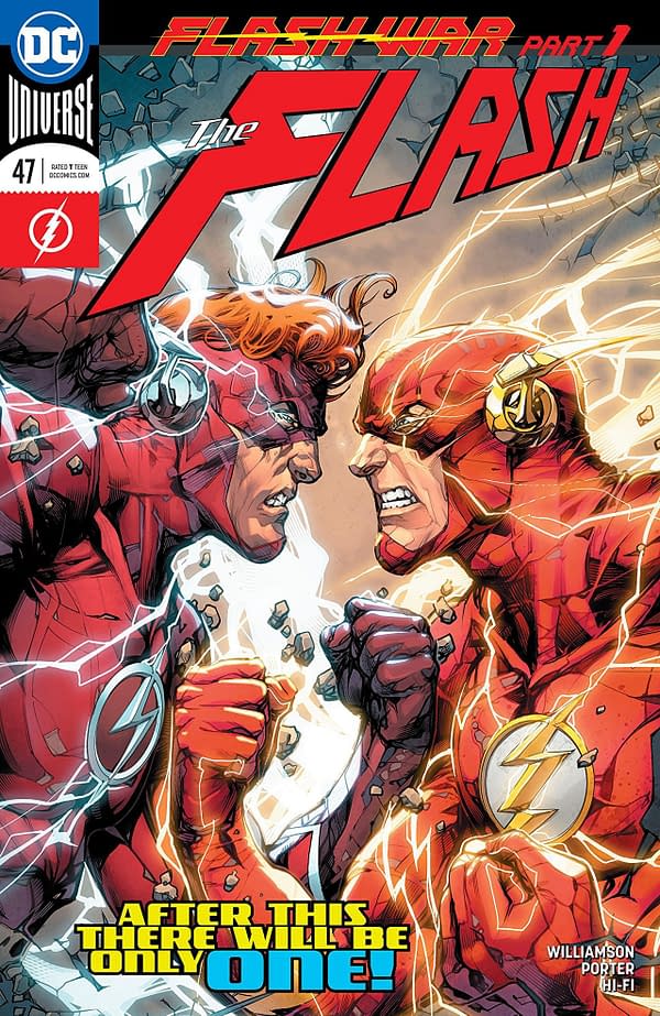 The Flash #47 cover by Howard Porter and Hi-Fi