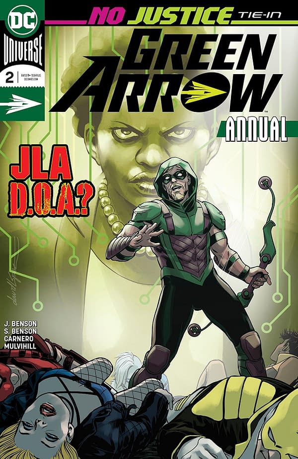 Green Arrow Annual #2 cover by David Lopez