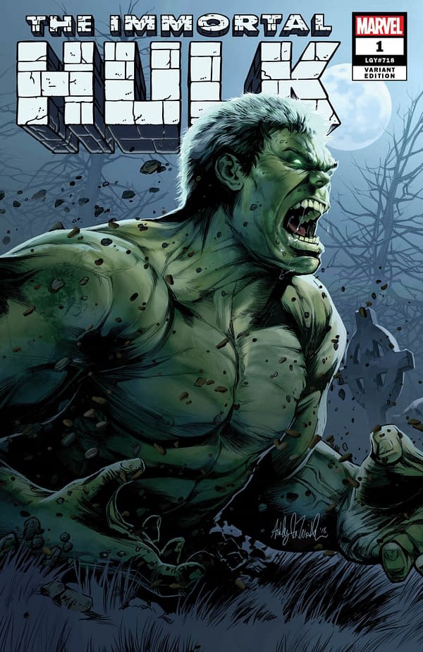 Immortal Hulk #1 Retailer Variants from Golden Apple and AOD Collectables