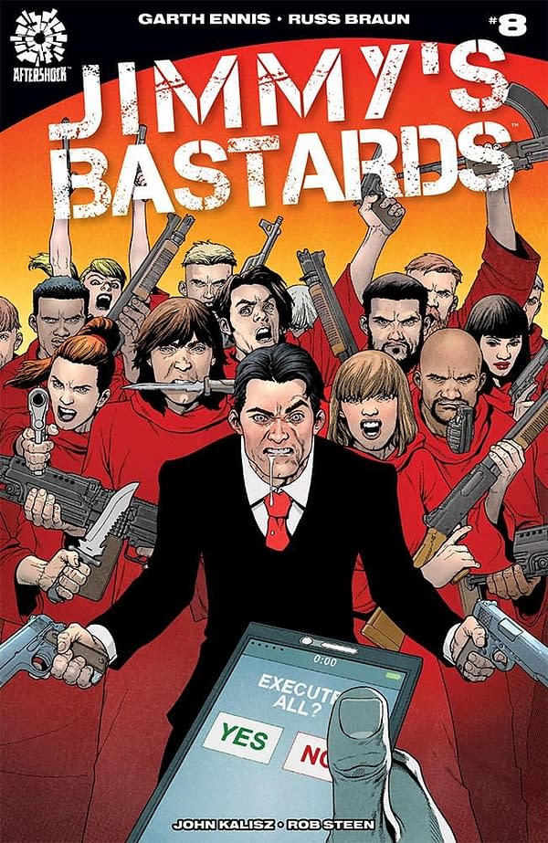 Jimmy's Bastards #8 cover by Andy Clarke