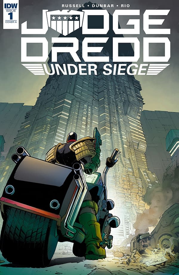 Judge Dredd: Under Siege #1 cover by Max Dunbar and Jose Luis Rio