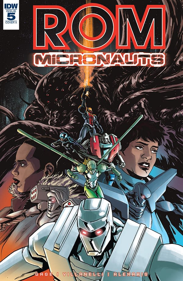 Rom and the Micronauts #5 cover by Paolo Villanelli