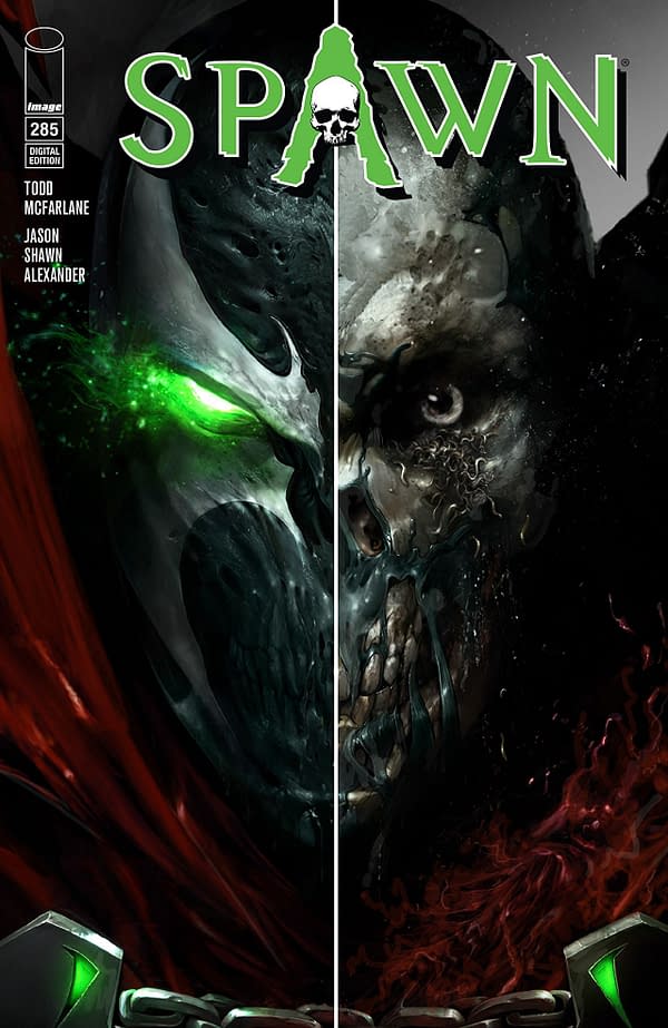 Spawn #285 cover by Francesco Mattina