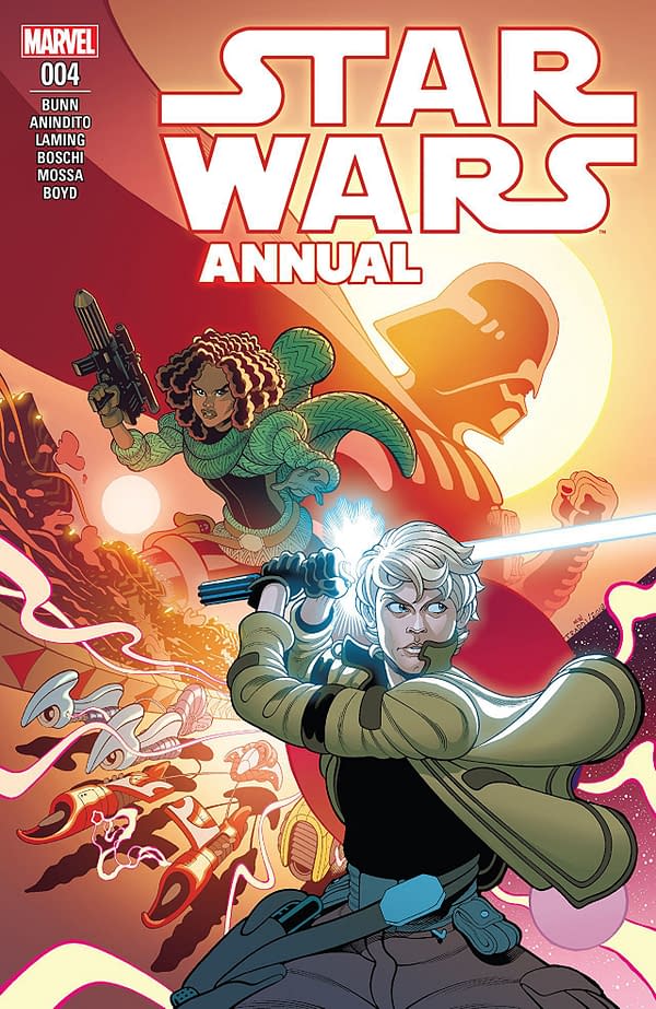 Star Wars Annual #4 cover by Tradd Moore