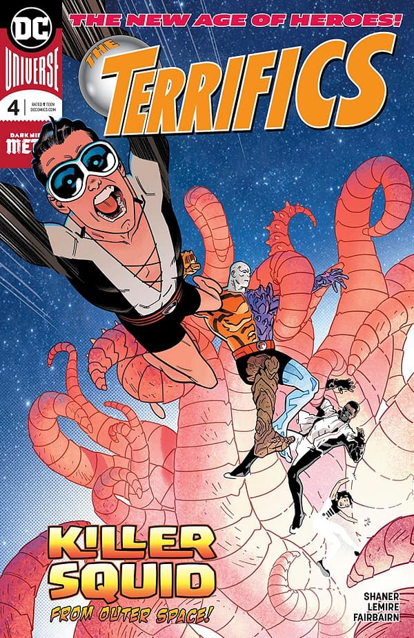 Terrifics #4 cover by Doc Shaner