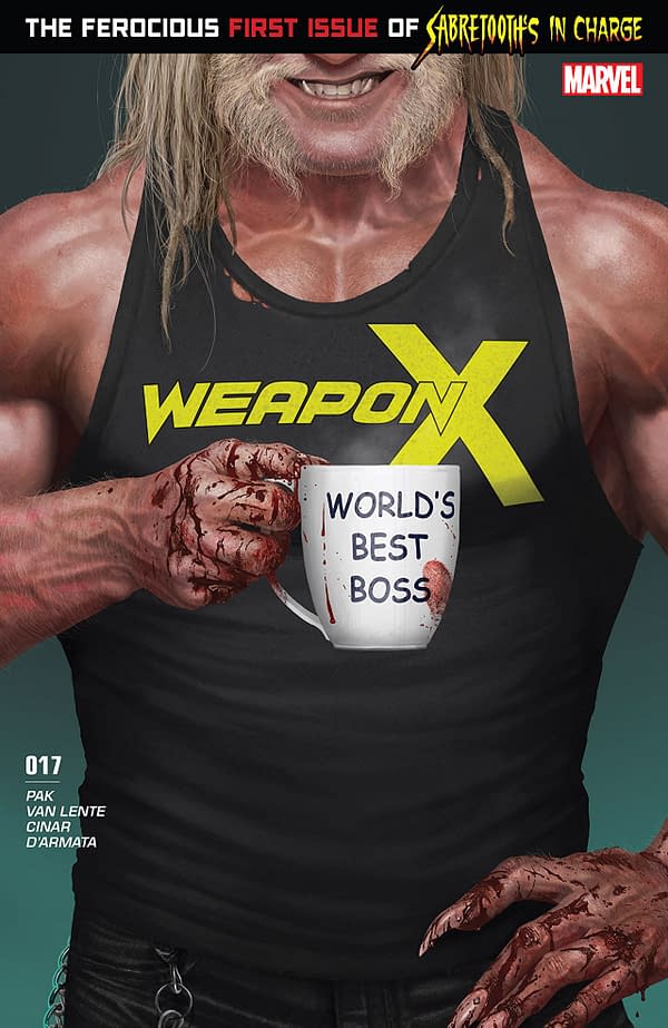 Weapon X #17 cover by Rahzzah