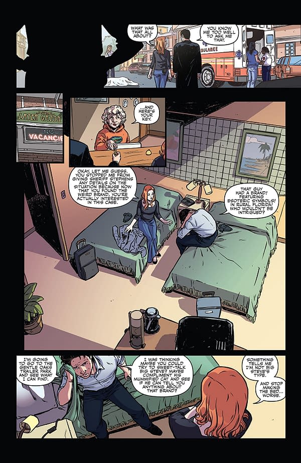 X-Files Case Files: Florida Man #2 art by Elena Casagrande, Silvia Califano, and Arianna Florean