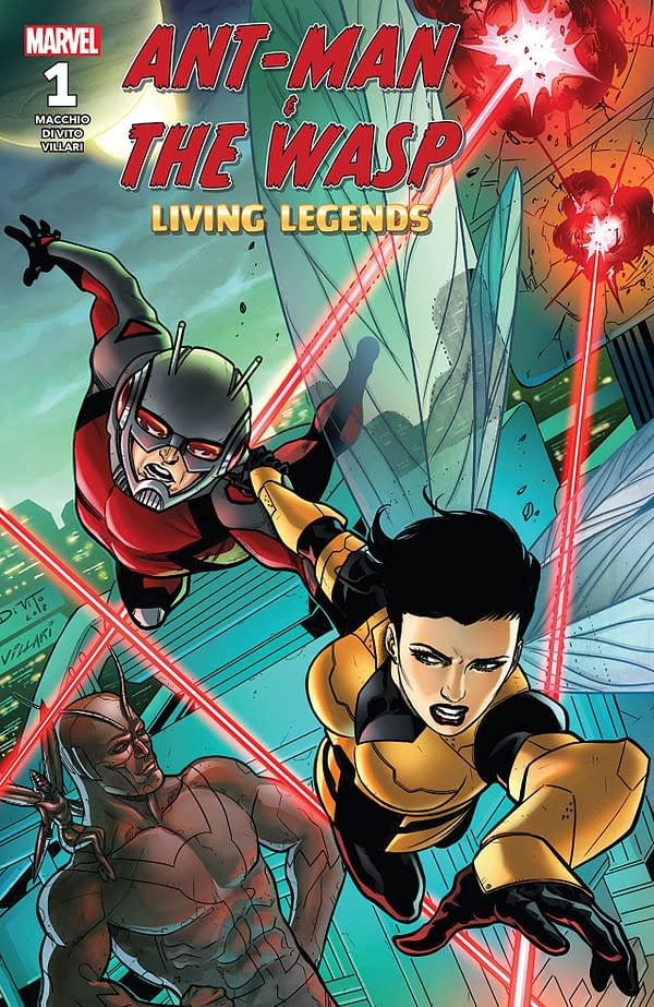 Ant-Man and the Wasp: Living Legends #1 cover by Andrea di Vito and Laura Villari