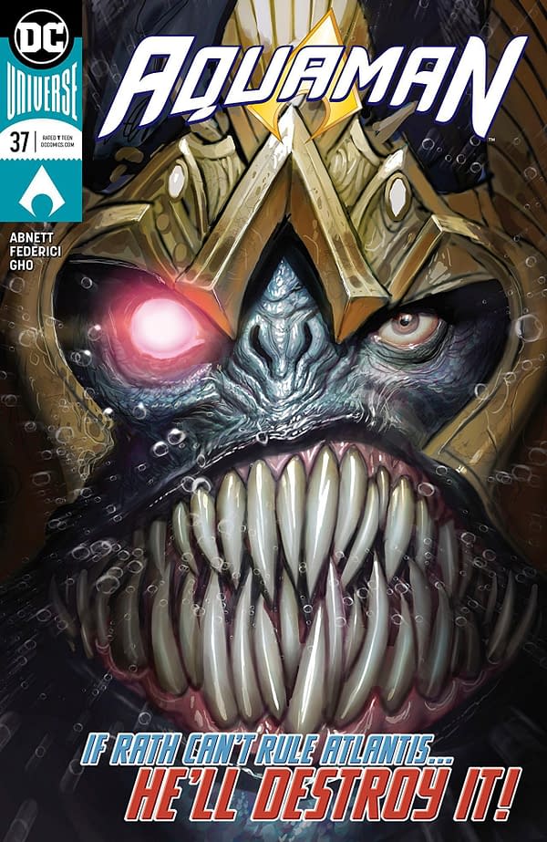 Aquaman #37 cover by Stepjan Sejic