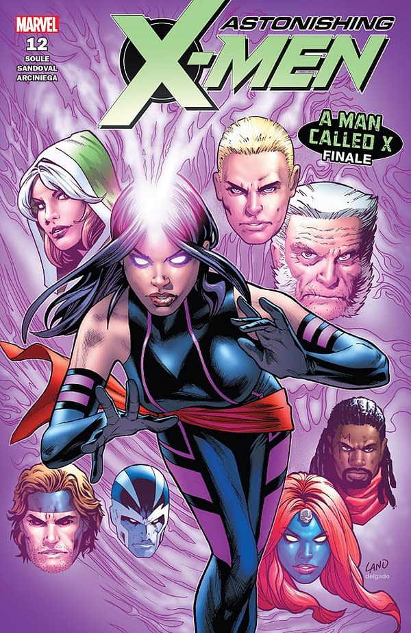 Astonishing X-Men #12 cover by Greg Land and Edgar Delgado