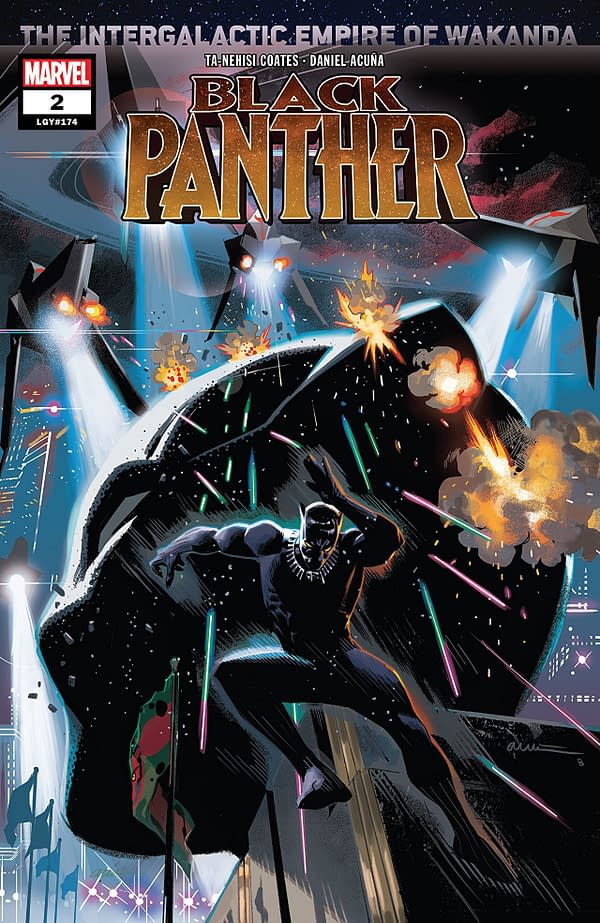 Black Panther #2 cover by Daniel Acuna